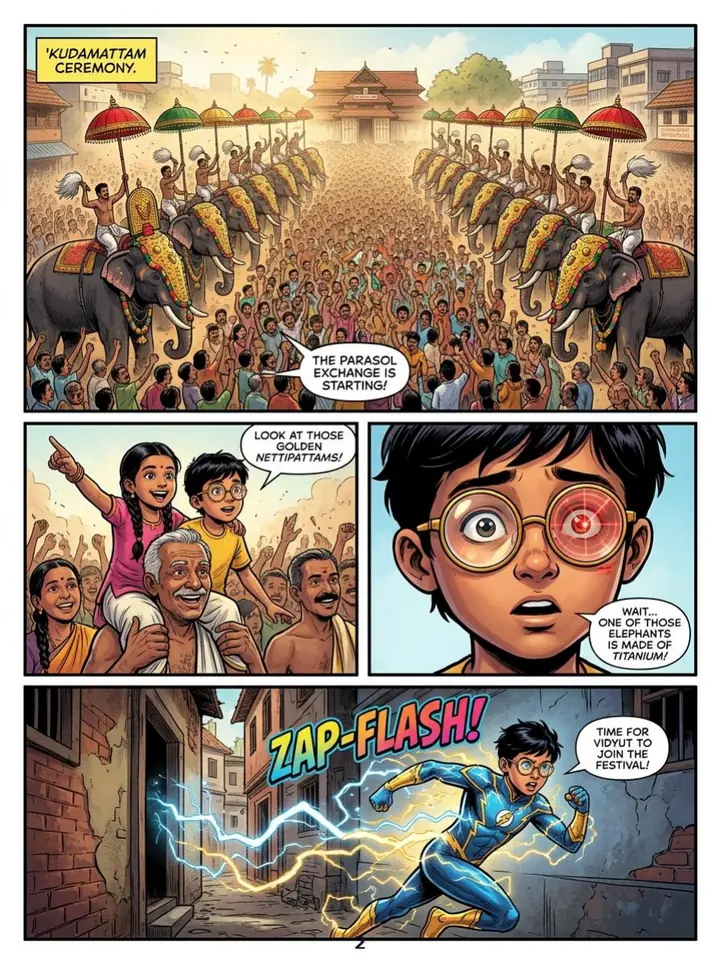 Preview page 2 of The Clockwork Tusker of Pooram