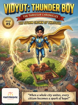 VIDYUT: Thunder Boy #5: The Storm Crown of Thrissur